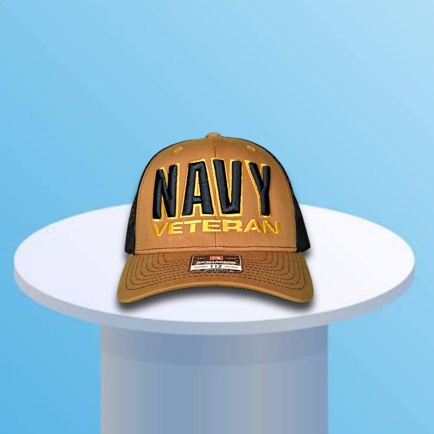 3D embroidered Navy veteran Hat