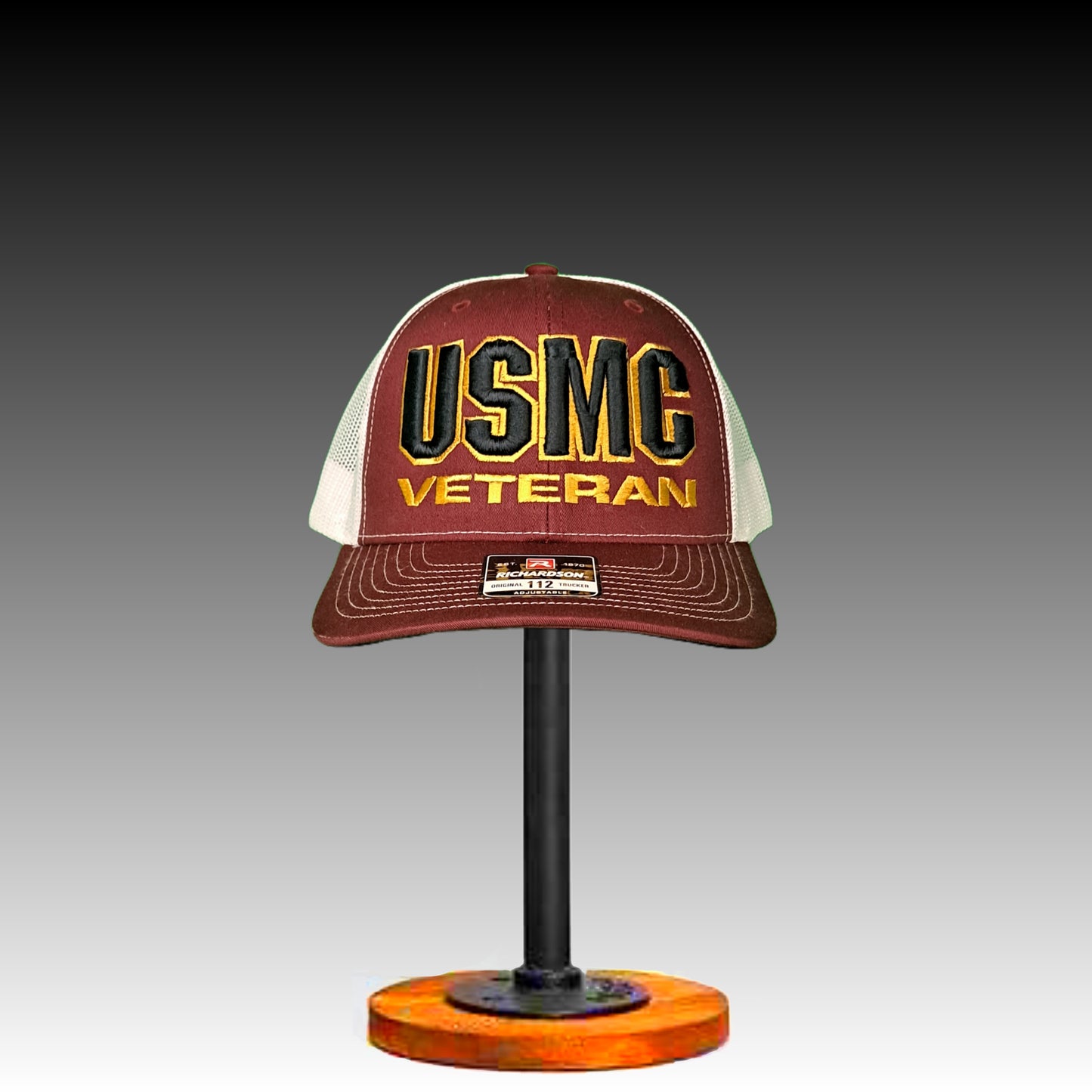 USMC Hat with 3D Embroidery - Premium Quality Military Headwear