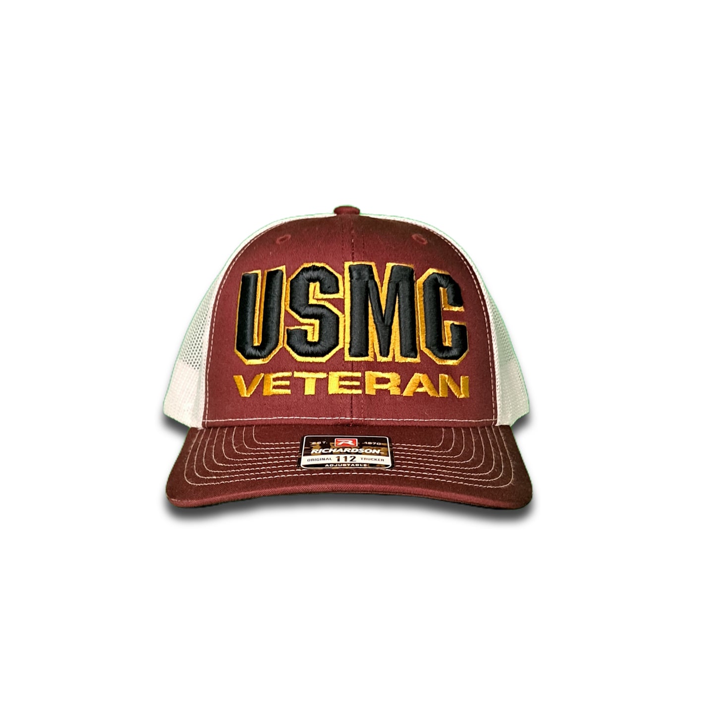 USMC Hat with 3D Embroidery - Premium Quality Military Headwear